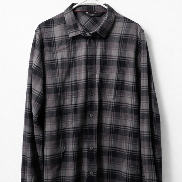 Under Armour Other - Under Armour Charcoal and Black Checkered Shirt
